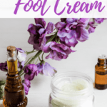 DIY foot cream using CBD oil