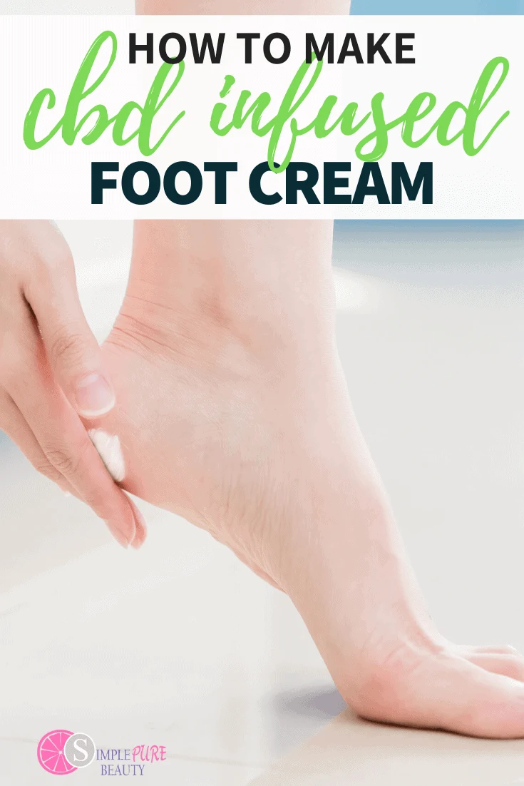 DIY CBD Foot Cream
