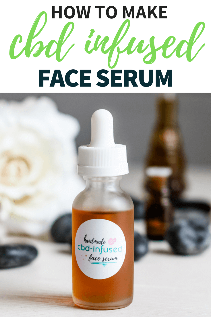 CBD infused face serum 