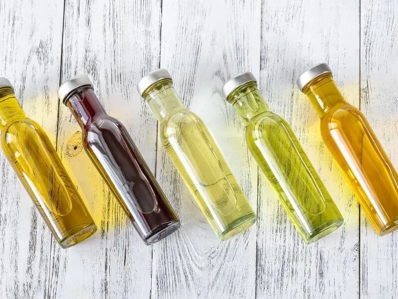 bottles of carrier oils