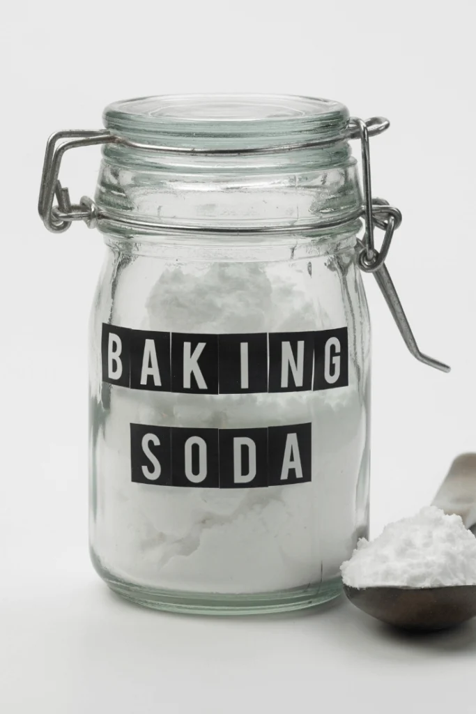 baking soda to adjust pH of skincare products