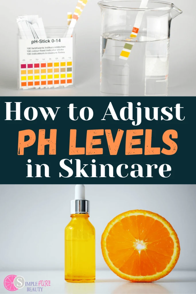 ph strips to test ph levels in skincare products