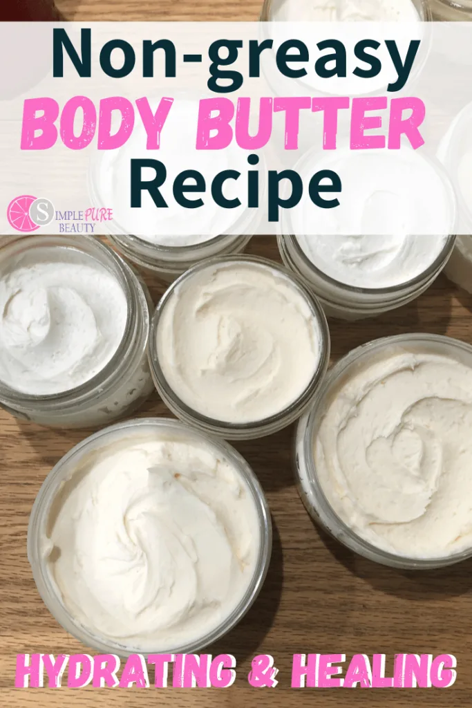 jars of non-greasy body butter