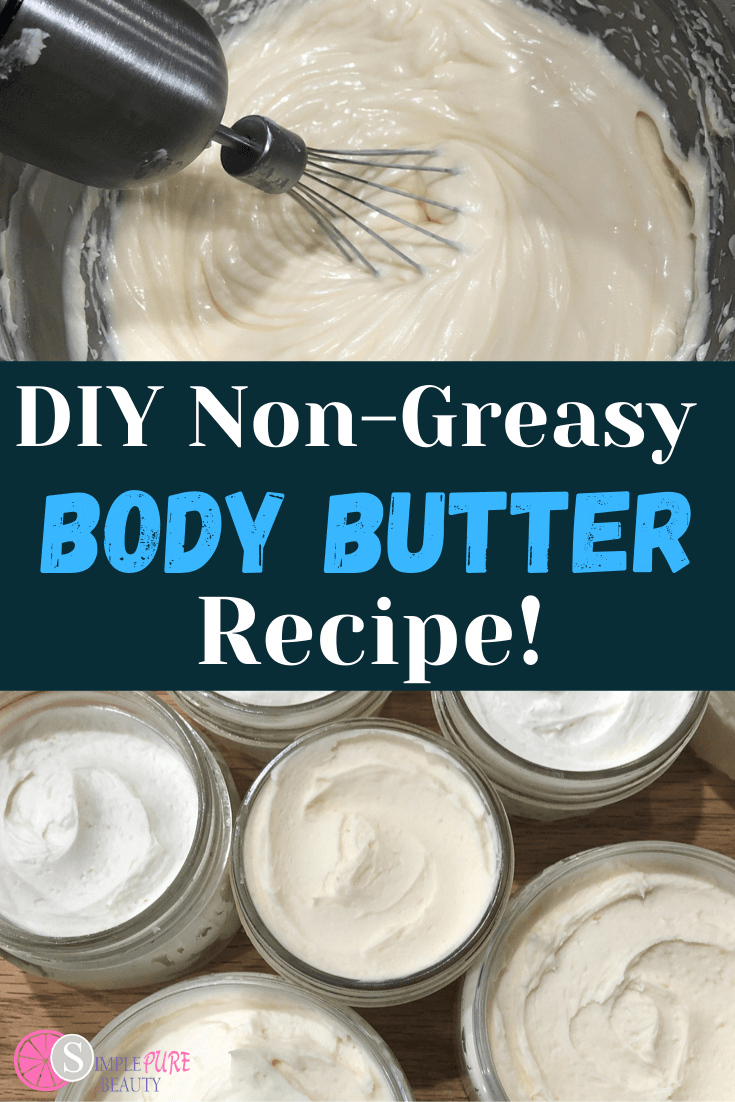 DIY NonGreasy Body Butter Recipe that Smells Amazing!! Simple Pure