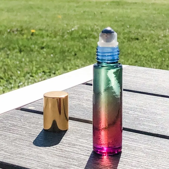 Roller bottle of diy cuticle oil