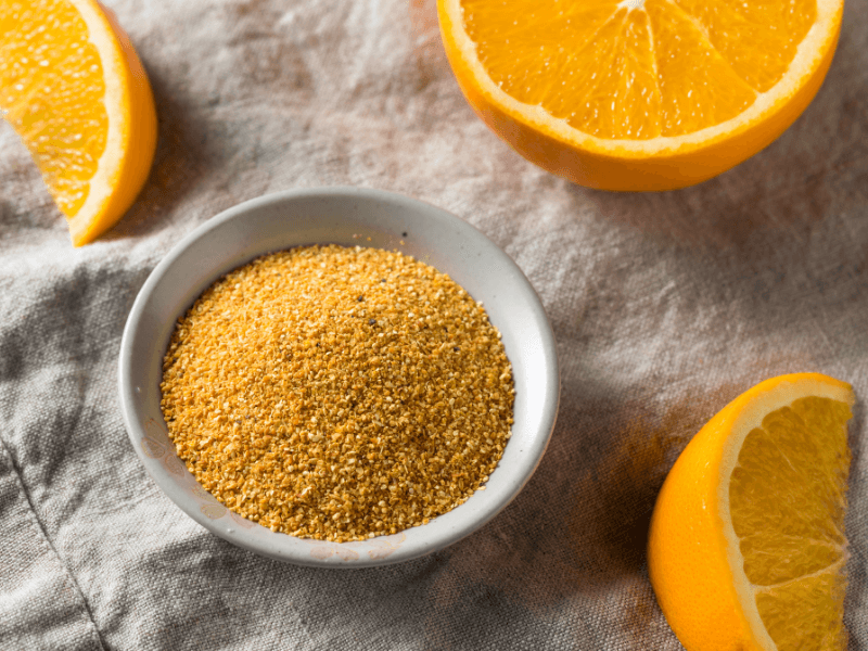 orange peel powder for skincare