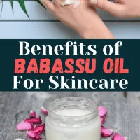 Jar of Babassu Oil for skin