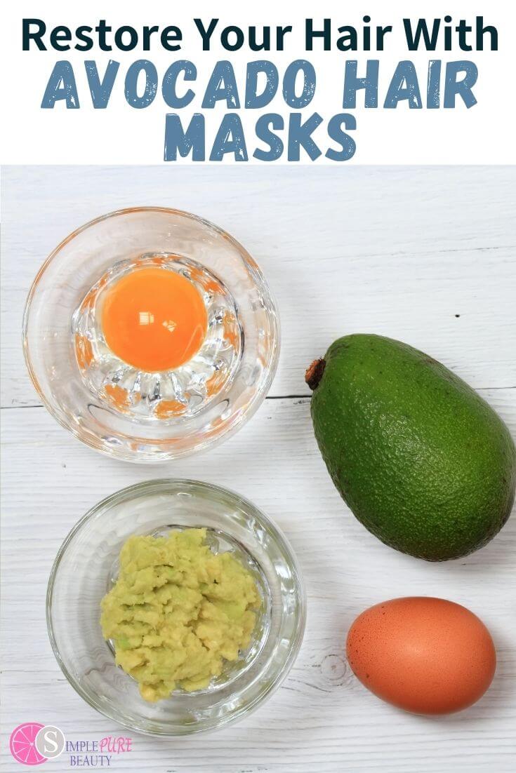 9 DIY Avocado Hair Mask Treatments for Deep Conditioning & Hair Growth Simple Pure Beauty