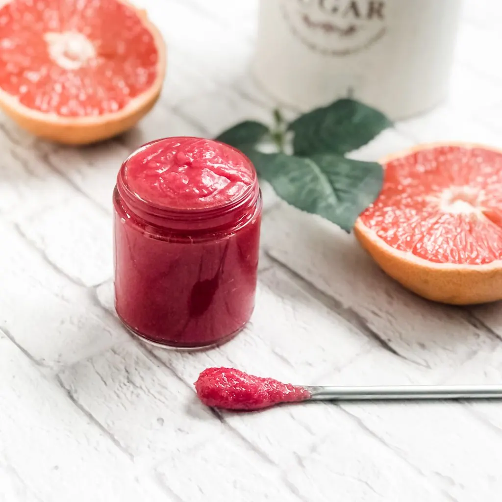 DIY Grapefruit Emulsified Body Sugar Scrub - Simple Pure Beauty