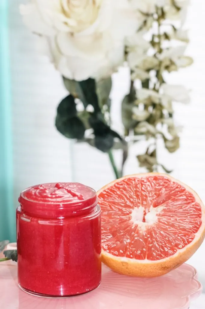 DIY Grapefruit Emulsified Sugar Scrub