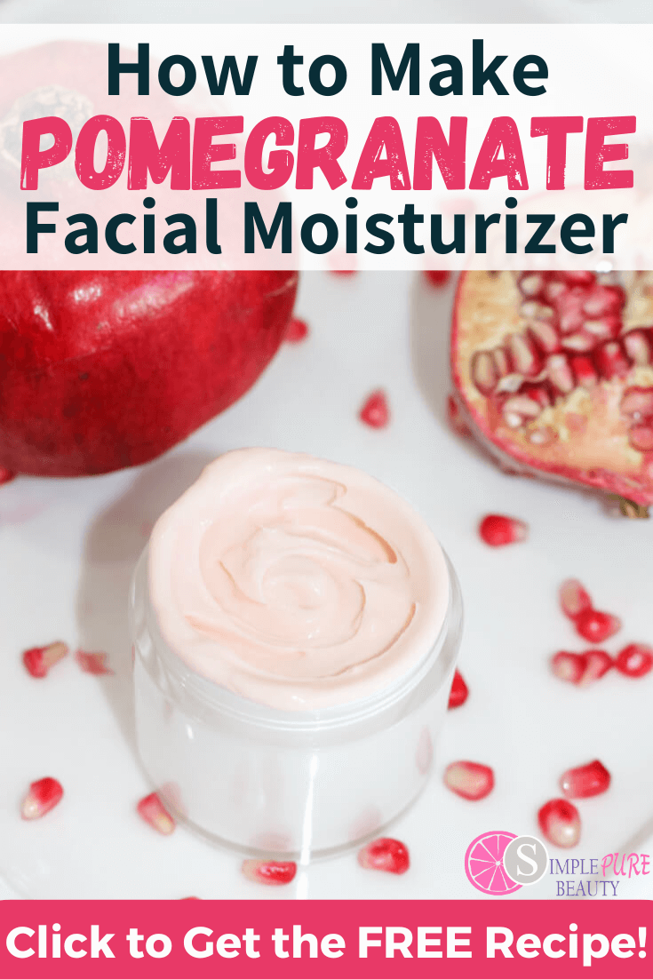 DIY Pomegranate Face Moisturizer Recipe for Anti-aging + Barrier Repair ...