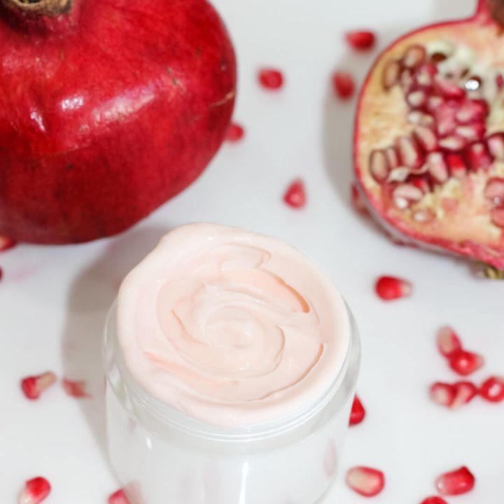 DIY Pomegranate Face Moisturizer Recipe for Anti-aging + Barrier Repair