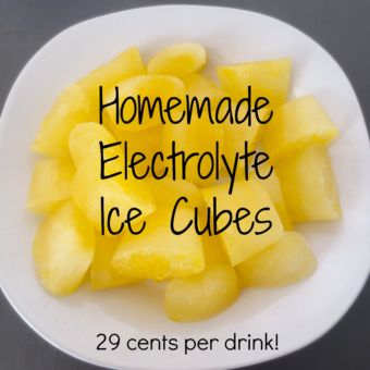 HOMEMADE ELECTROLYTE ICE (TO REPLACE SPORTS DRINKS!) HOMEMADE ELECTROLYTE ICE (TO REPLACE SPORTS DRINKS!)